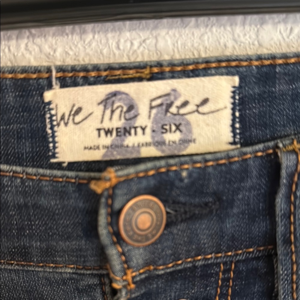 Free People Indigo Flare Jeans - Picture 2 of 4